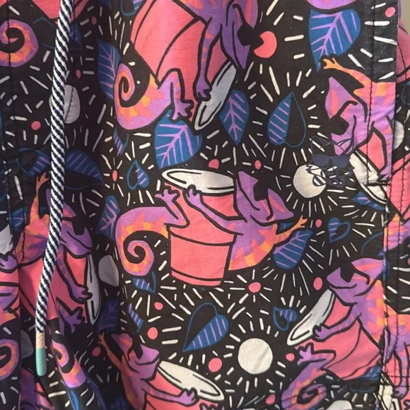 MENS PARTY PANTS KARMA CHAMELEON BLACK SWIM SHORTS SIZE SMALL - Picture 4 of 7